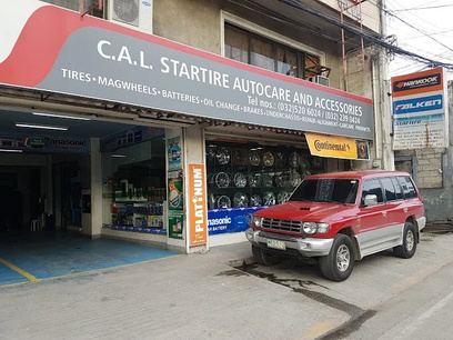 C.A.L. Startire Autocare and Accessories storefront on A.S. Fortuna Street, Mandaue City